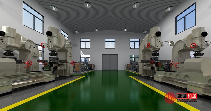 合肥廠房裝修設(shè)計(jì)：電子廠車間地面為什么大多都是綠色？